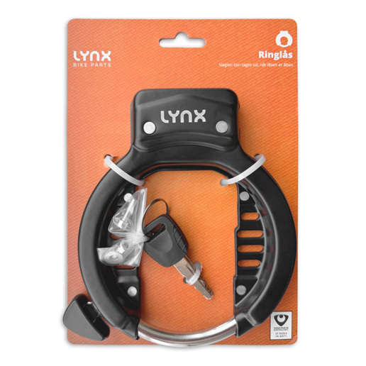 410735 LYNX Antivol de cadre avec clé amovible (Varefakta) <-> 67 mm