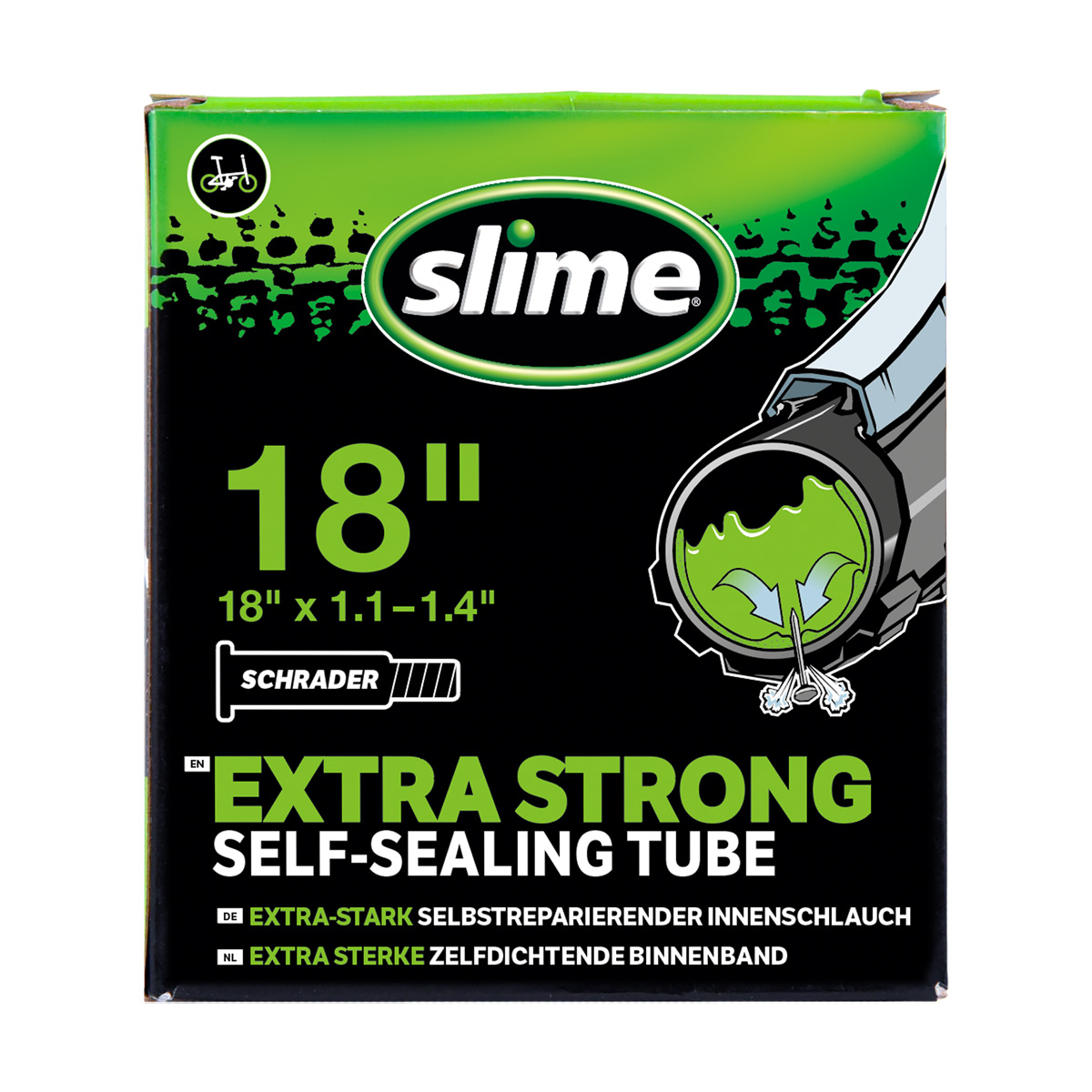 Slime zelfdichtende anti-lek binnenband 18 Inch AV
