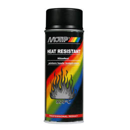 514031 MOTIP Hitzefest Lack Schwarz 400 ml