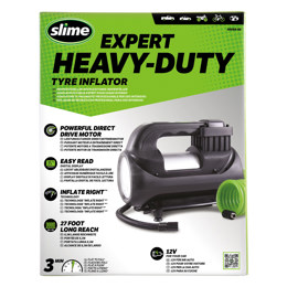 40P.40068-95 SLIME Slime Expert Heavy-Duty gonfleur / compresseur numérique 12V pour pneus 18 x 19 x 23 cm