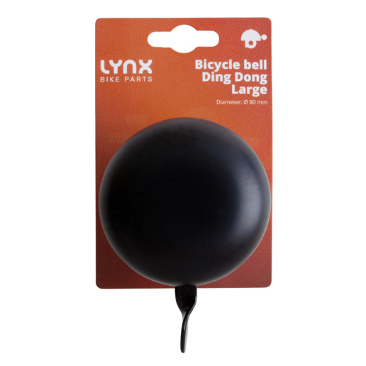 420127 LYNX Sonnette de vélo Ding Dong grande Ø 80 mm