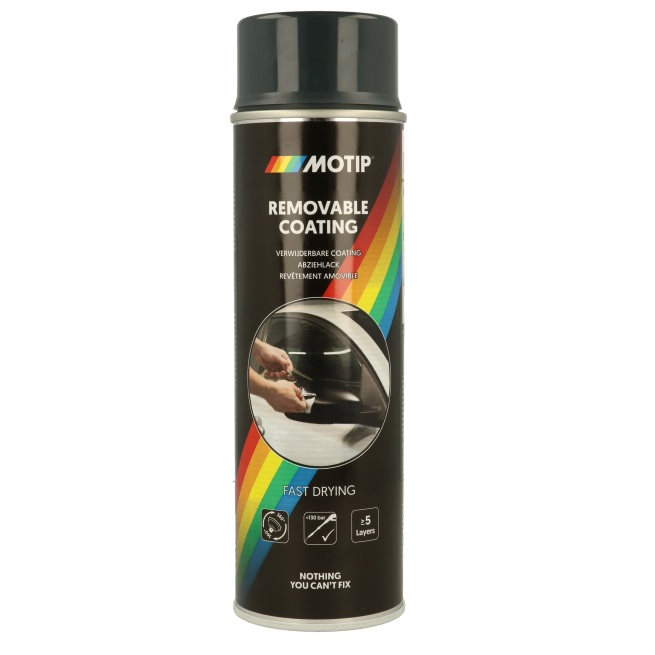 Verwijderbare coating zwart