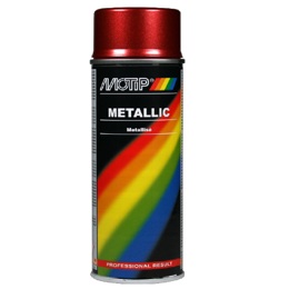 514045 MOTIP Peinture métallique rouge 400 ml