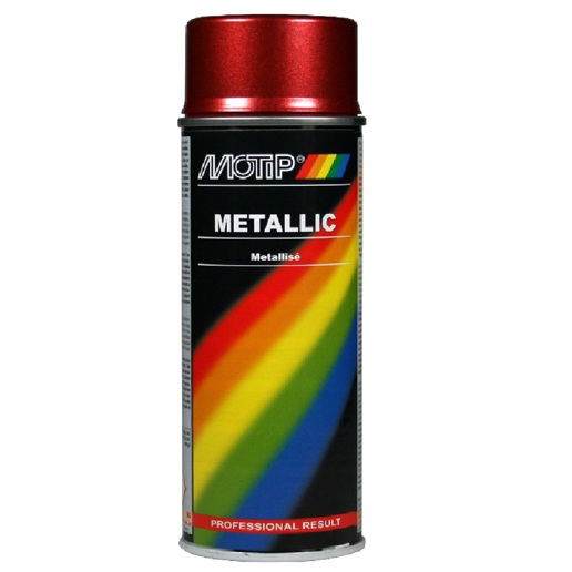 514045 MOTIP Metallic Paint red 400 ml