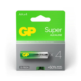 430910 GP Super Alkaline AA Piles 4PK