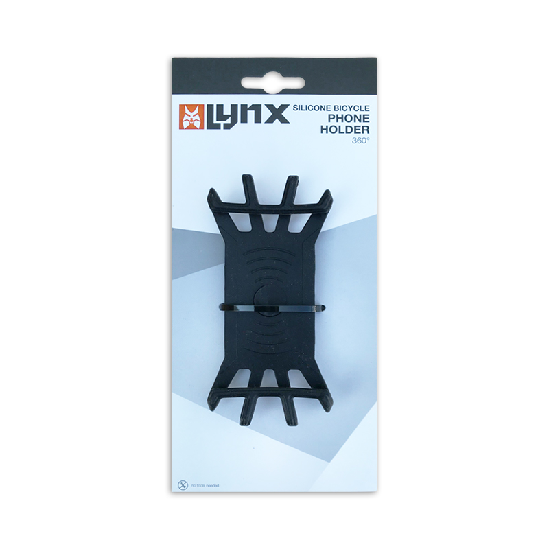 Lynx silicone hot sale bicycle phone holder