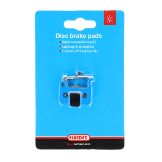 74.6859 ELVEDES Jeu de plaquettes de frein Organique Bleu