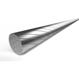 74.6472RVS-SLICK-BOX ELVEDES Schakel binnenkabel Slick RVS 2250 mm ø 1,1 mm 100 stuks 1 x 19 ø 1,1 x 2250 / ø 4 x 4 mm