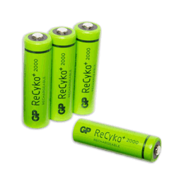 430917 GP Rechargeable AA Piles 2100mAh NiMH 4PK