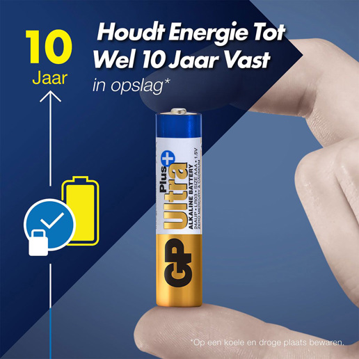 430906 GP Ultra Plus Alkaline AAA Batterien 4PK