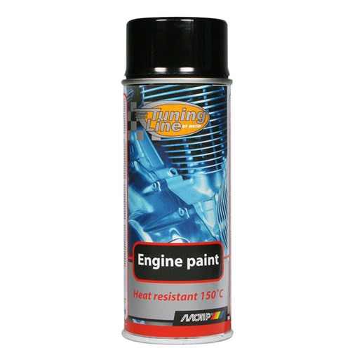 514092 MOTIP Engine paint zwart 400 ml