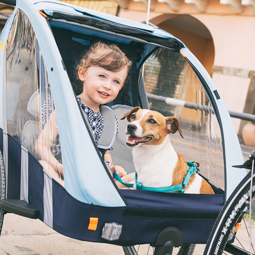 71.01BLZ001 BELLELLI Children's bike trailer 2 in 1 Trailblazer