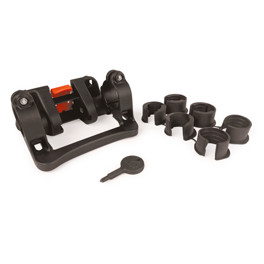 71.01PLZ000000EB BELLELLI Panier à vélo Plaza pour vélo électrique Ø <- 20 - 32 mm ->