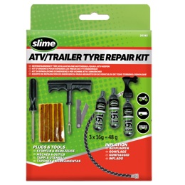 40P.20382 SLIME Slime ATV / Trailer bandenreparatieset met CO₂ patronen