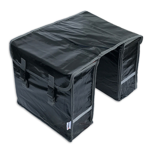 610200.GRA LYNX Dubbele fietstas Zion Deluxe 34.5 x 13.5 x 33.5 cm