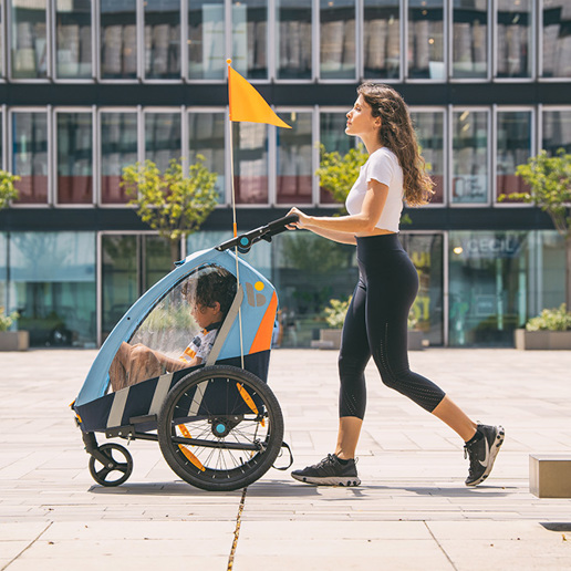 71.01BLZ001 BELLELLI Children's bike trailer 2 in 1 Trailblazer