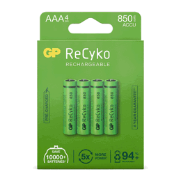 430907 GP Wiederaufladbare AAA Batterien 850mAh NiMH 4PK