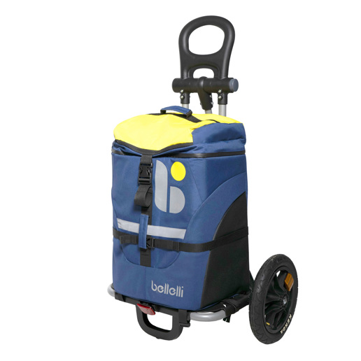 71.01BTR001 BELLELLI Chariot à vélo / Chariot de shopping B-Tourist 65 x 46 x 106 cm