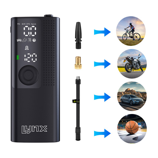 440281 LYNX Pompe à air à batterie / mini-compresseur portable E-Blow 2 15.3 x 6.2 x 4 cm
