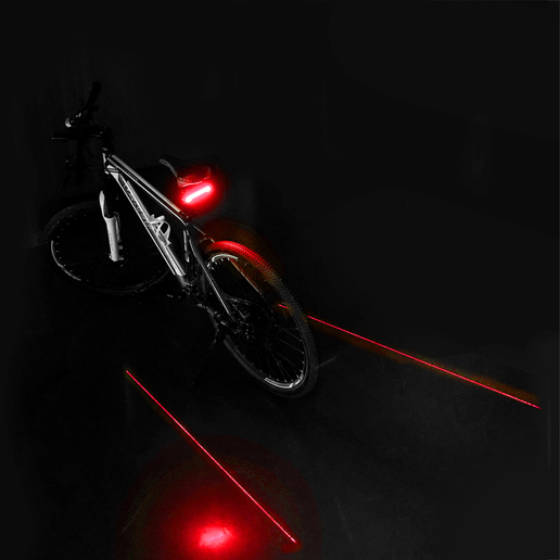 427130 MEILAN Laser achterlicht met Afstandbediening USB X5