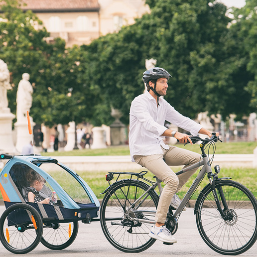 71.01BLZ001 BELLELLI Children's bike trailer 2 in 1 Trailblazer