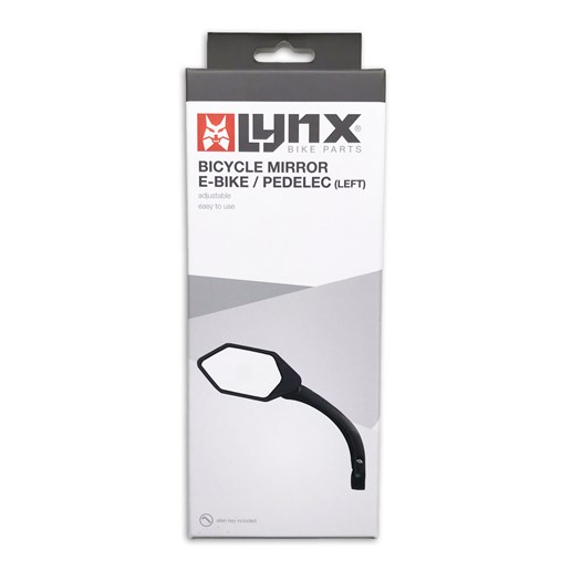 421151 LYNX Fietsspiegel e-bike/pedelec (links) <-> 101 x 56 mm