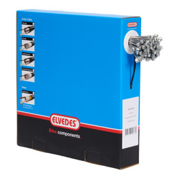 74.6427RVS-BOX ELVEDES Bremsseil innen Edelstahl 2250 mm ø 1,5 mm 100 Stück 1 × 19 ø 1,5 x 2250 / ø 7 × 6 mm