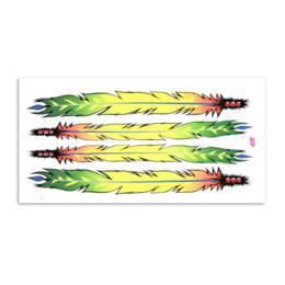 980524 MERKLOOS Sticker set feathers 200 x 240 mm