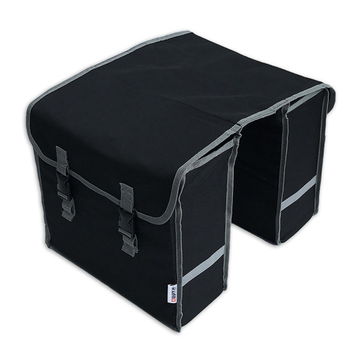 610100.GRA LYNX Dubbele fietstas Zion Basic 34.5 x 13.5 x 33.5 cm