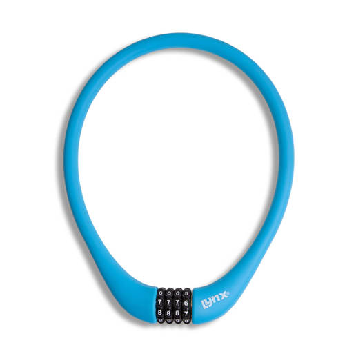 410170.BLU LYNX Siliconen cijferslot 70 cm x 15 mm