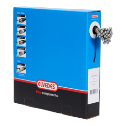 74.6427RVS-3M-BOX ELVEDES Bremsseil innen Edelstahl 3000 mm ø 1,5 mm 50 Stück 1 × 19 ø 1,5 x 3000 / ø 7 × 6 mm