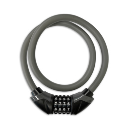 410171.GRA LYNX Silicon combination lock 90 cm x 12 mm