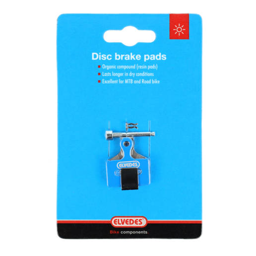 74.6907 ELVEDES Disc brake pads Organic Blue set