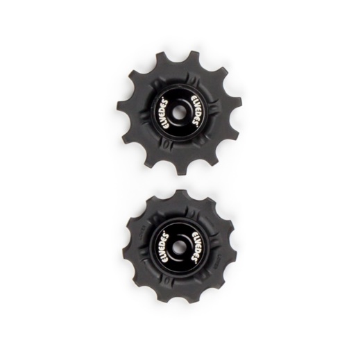74.CP2017100 ELVEDES Pulley wheels 2 × 11 teeth with stainless sealed bearings set