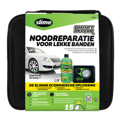 40P.50050 SLIME Slime Smart Repair noodreparatieset voor lekke banden 20 x 9 x 19 cm