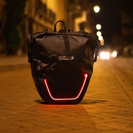610309.BLA LYNX Single Pannier Bag Rocky XL LED 32 x 16 x 57 cm