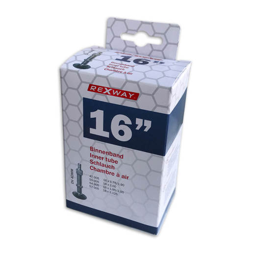 390714 REXWAY Binnenband 16 Inch DV 47/57-305