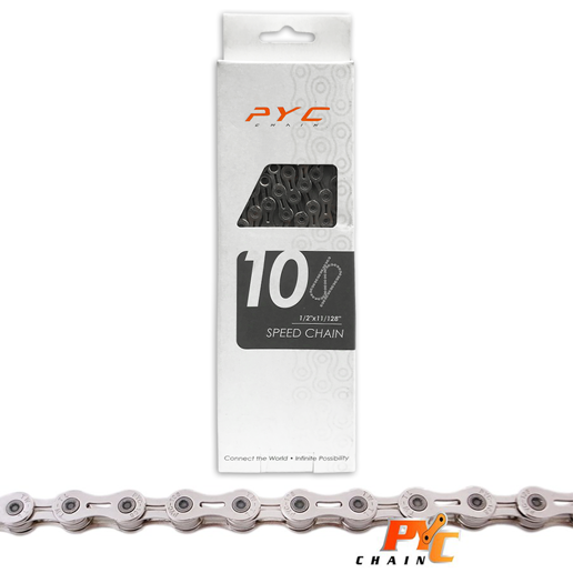 440310.02 P.Y.C. Chaîne de vélo 10 vitesses 1/2 x 11/128 Inch - 116L - 5.7 mm