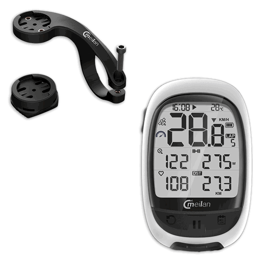 427230.WHI MEILAN Fietscomputer GPS M2 Oval