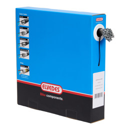 74.6472RVS-SLICK-BOX ELVEDES Schakel binnenkabel Slick RVS 2250 mm ø 1,1 mm 100 stuks 1 x 19 ø 1,1 x 2250 / ø 4 x 4 mm