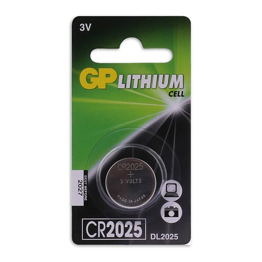430973 GP CR2025 Lithium-knoopcel 3V 1PK