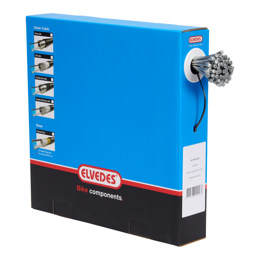 74.6411RVS-BOX ELVEDES Bremsseil innen Edelstahl 2000 mm ø 1,5 mm 100 Stück 1 × 19 ø 1,5 x 2000 / ø 5,5 × 10 mm