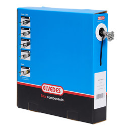 74.6472RVS-SHIM-BOX ELVEDES Schakel binnenkabel RVS 2250 mm ø 1,1 mm 100 stuks 1 x 19 ø 1,1 x 2250 / ø 4,5 x 4,5 mm