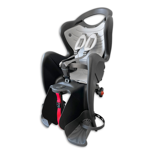 71.01FXM00000LX BELLELLI Siège vélo arrière Mr. Fox Luxe Clamp <- 120 - 175 mm ->
