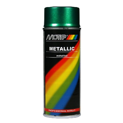 514043 MOTIP Peinture métallique vert 400 ml
