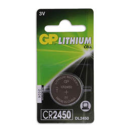 430990 GP CR2450 Pile Bouton Lithium 3V 1PK