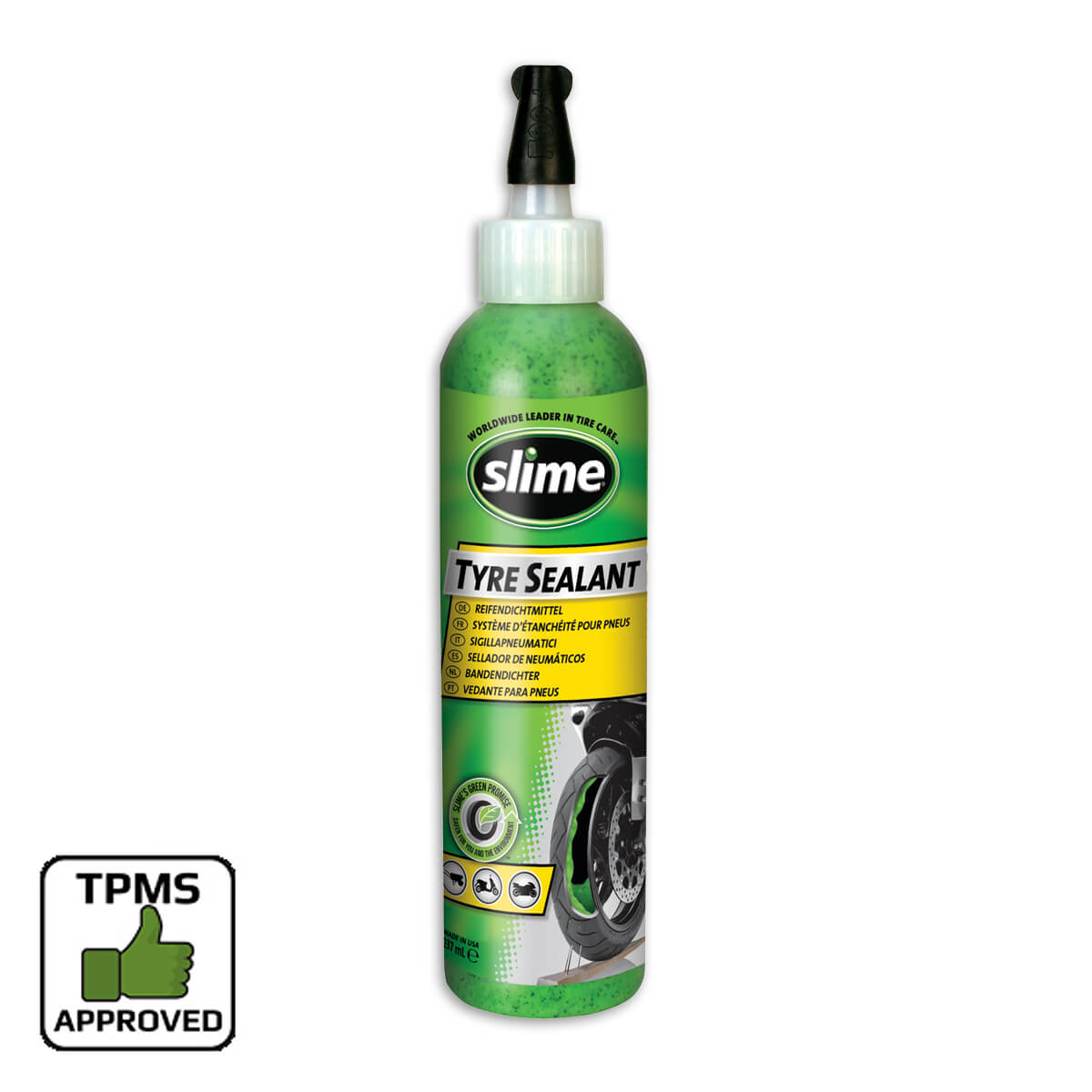 Slime bandenreparatie vloeistof 237 ml groen afbeelding