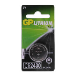 430985 GP CR2430 Pile Bouton Lithium 3V 1PK