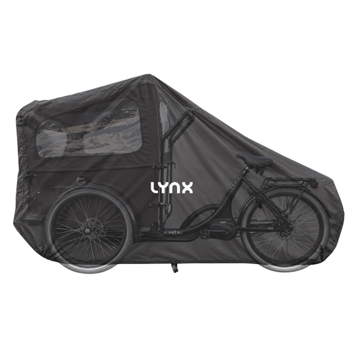 440707.TENT LYNX Lastenrad Abdeckung 3 Räder - Mit Regenverdeck