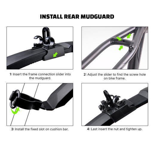 440001 LYNX Set garde-boue VTT & Vélo Ville 24 - 29 Inch